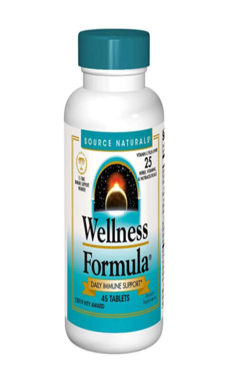 Source Naturals Wellness Formula Tablets 45 tabs Daily Immune Support (08/24)