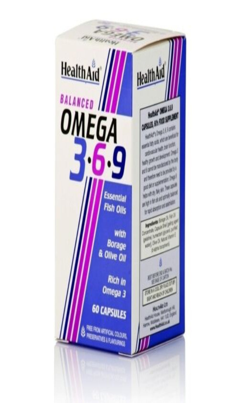 HEALTH AID OMEGA 3- 6- 9 60 CAPSULES