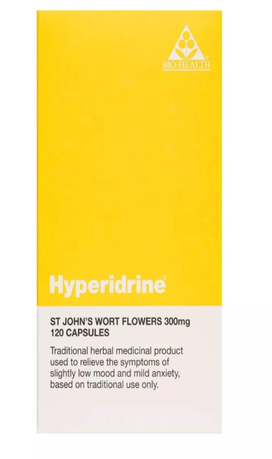 Bio-Health Hyperidrine 30mg 120 Cap (BBE 11/25)
