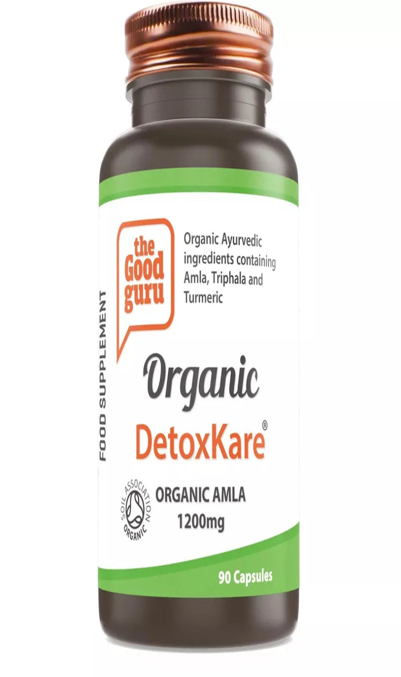 The Good Guru Organic DetoxKare 1200mg 90 Cap (BBE 11/24)