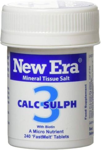 New Era Mineral Tissue Salt Fast Melt 240 tablets (No. 1 to 12)