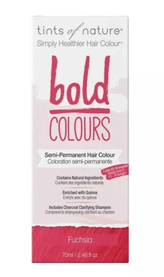 Tints of Nature Bold Colours Semi-Permanent Hair Dye Fuchsia 70ml