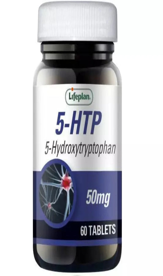 Lifeplan 5-HTP 50mg 60 Tablets (Manufactured in UK)