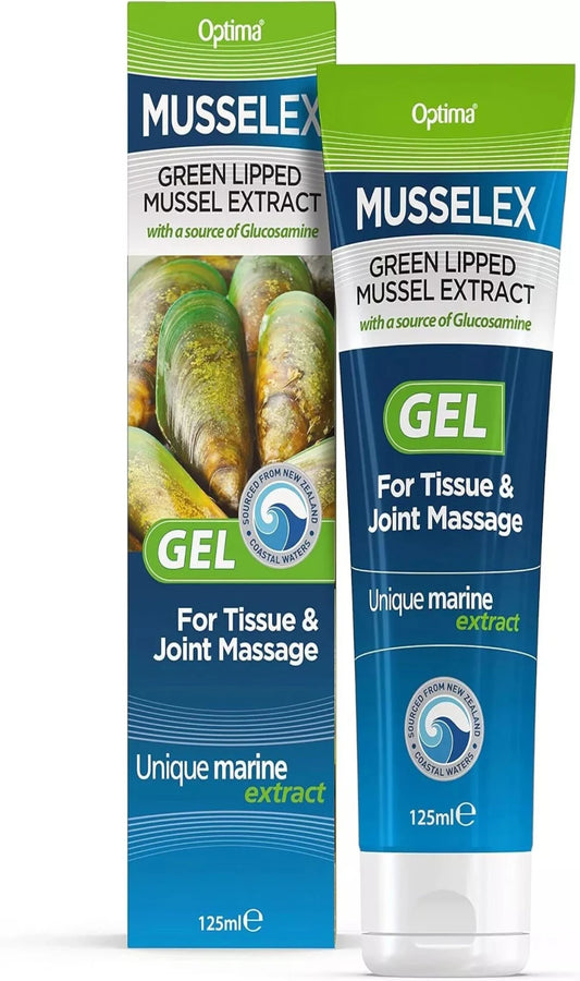 Optima MusselEx Gel, Natural, Cruelty Free, Green Lipped Mussel Extract, Tissue