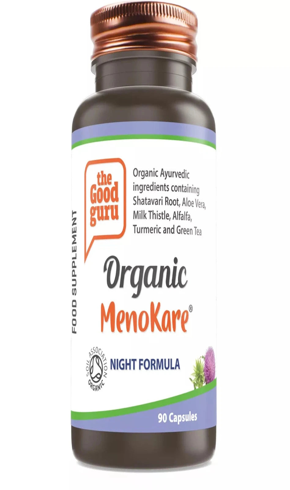 The Good Guru Organic MenoKare Night Formula 90Cap (BBE 05/24)