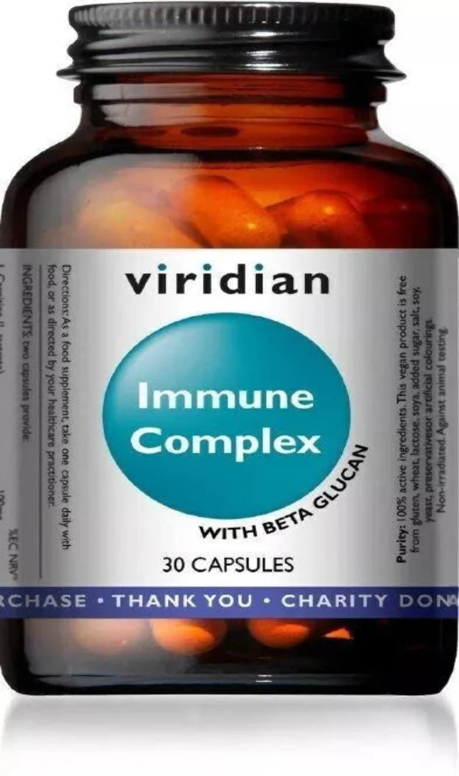 viridian Immune Complex 30 Capsules (BBE 29/10/23)