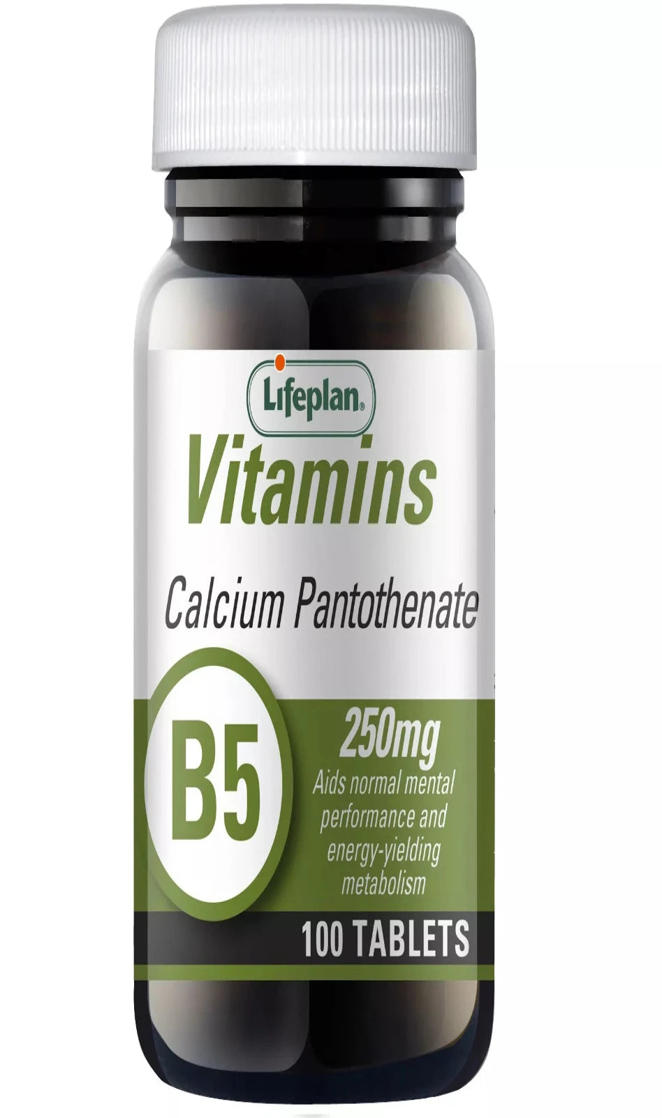 Lifeplan Calcium Pantothenate (Vitamin B5) 100 Tablets