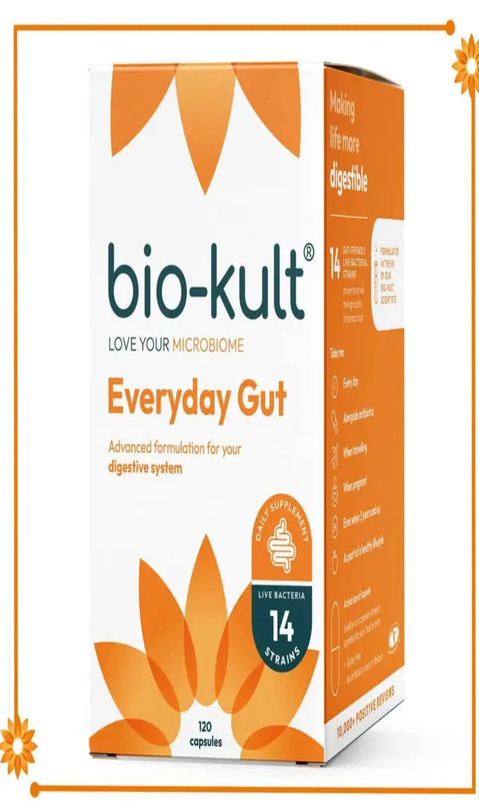 Bio-Kult Everyday Gut Advanced Multi-strain Formulation for Digestive 120 Cap