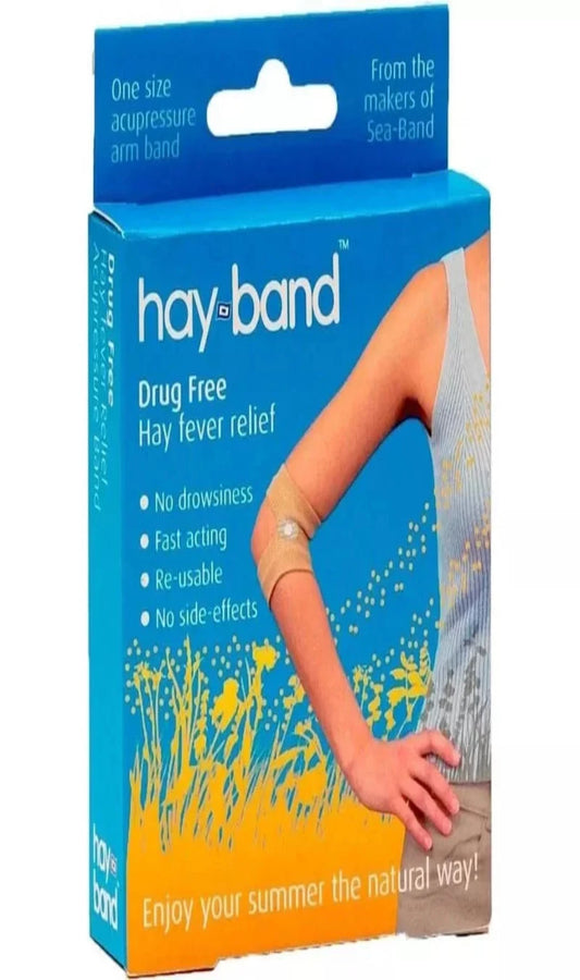 Hay-Band Accupressure Band for Relief of Hay Fever