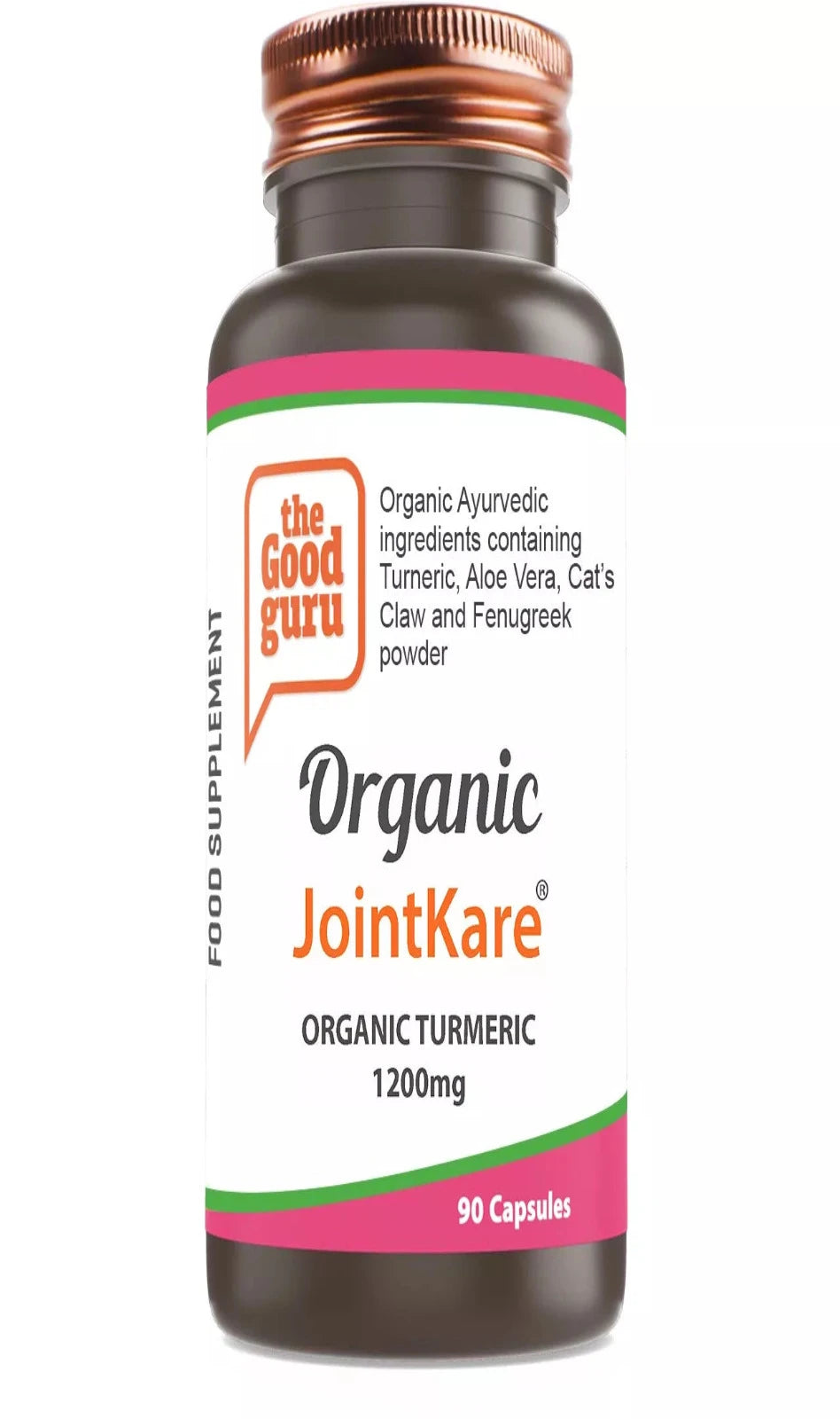 The Good Guru Organic JointKare 1200mg 90Cap (BBE 03/26)