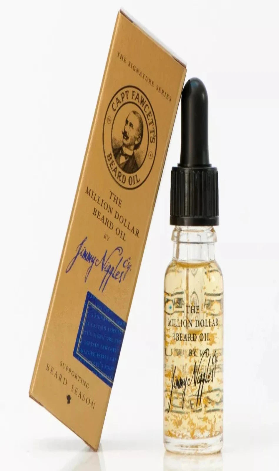 Captain Fawcett Jimmy Niggles Esq The Million Dollar Beard Oil 10ml Travel Size