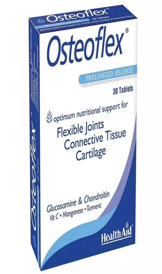 HealthAid Osteoflex Flexible Joints ConnectiveTissue Cartilage 30Tab (BBE 07/25)