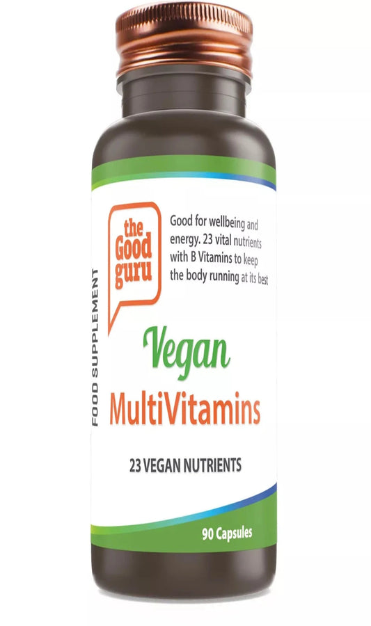 The Good Guru Vegan MultiVitamin 23 Vegan Nutrients 90Cap (BBE 01/26)