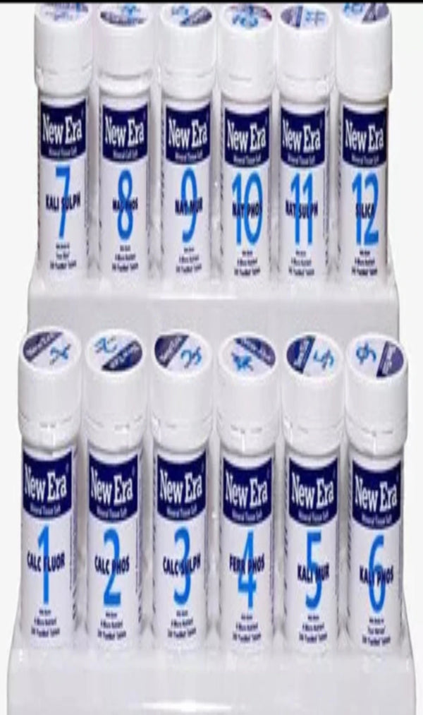 New Era Mineral Tissue Salt Fast Melt 240 tablets (No. 1 to 12)