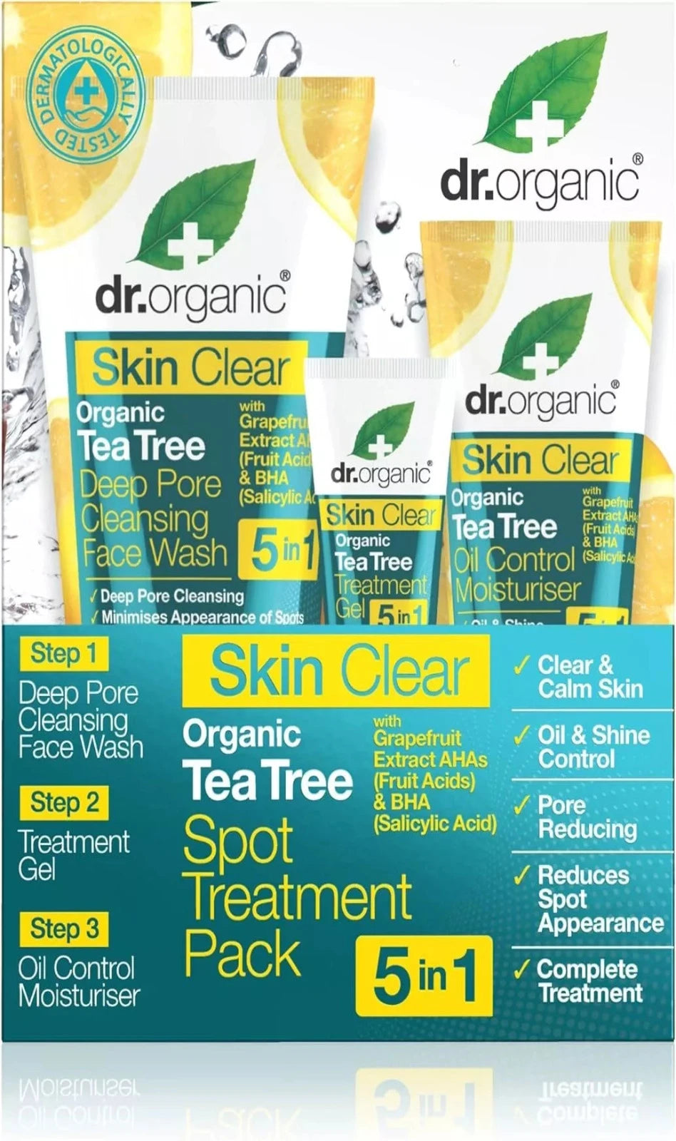 DR ORGANIC Skin Clear 5 In 1 Spot Treatment Pack 192 g