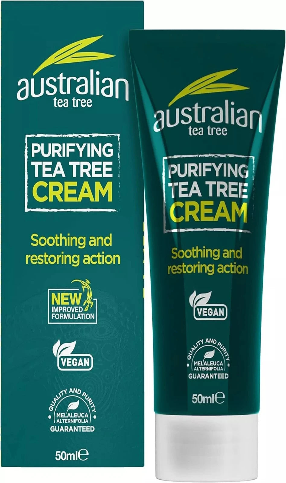 Australian Tea Tree Cream, Purifying, Natural, Vegan, Cruelty Free, 20ml