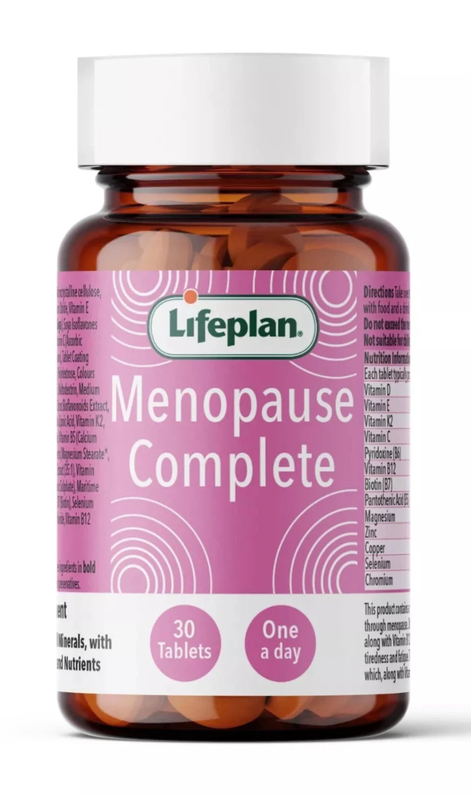 Lifeplan Menopause Complete 30 Tablets ONE A DAY