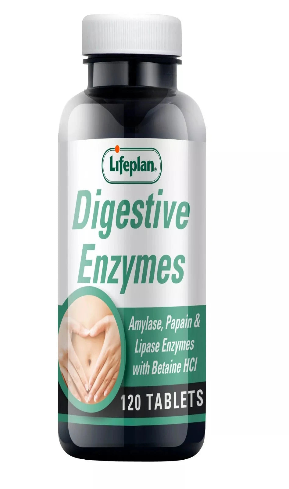 Lifeplan Digestive Enzymes (Amylase, Papain, Lipase & Betaine HCl) 120 Tablets