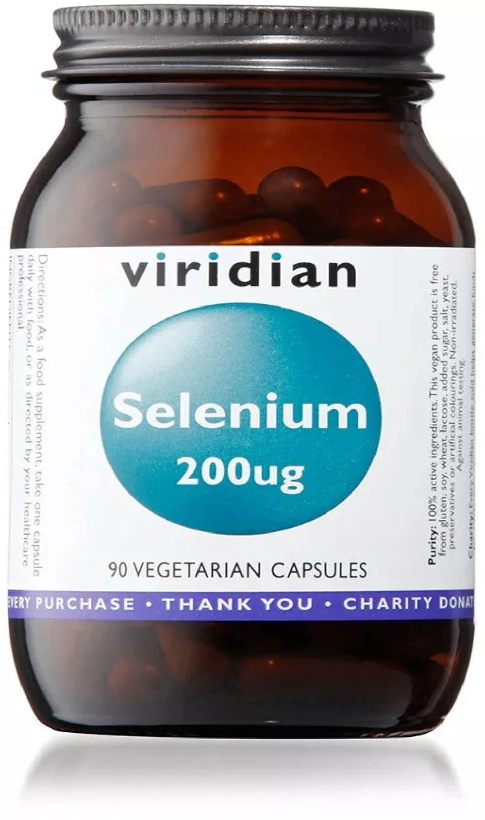 Viridian Selenium 200ug 90 Caps (BBE 07/24)