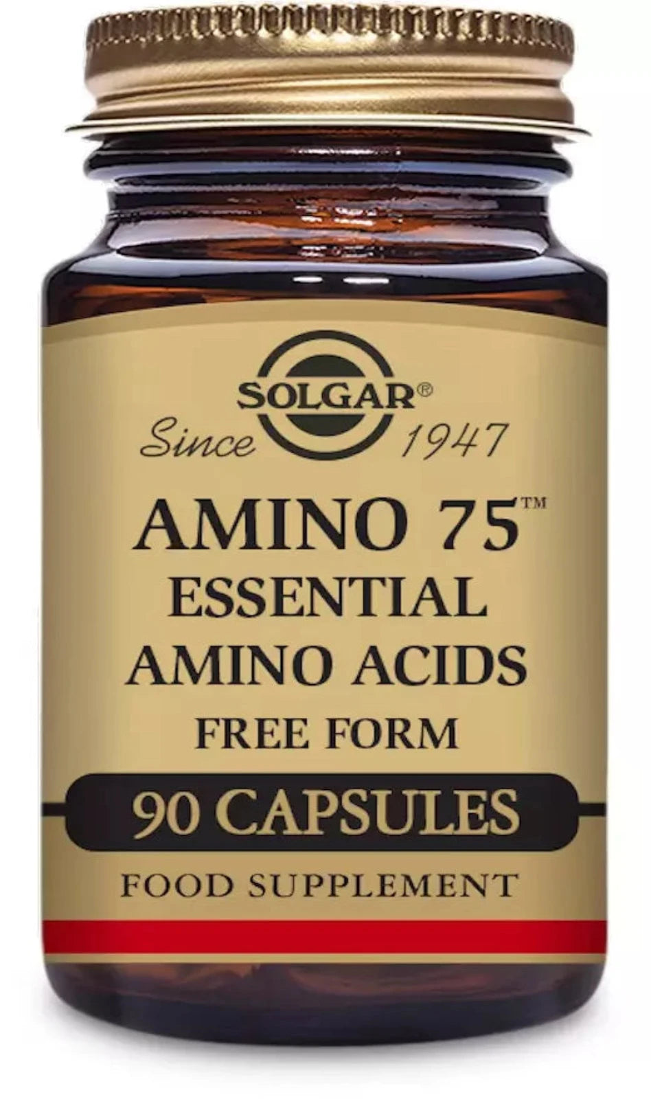 Solgar Amino 75 Essential Amino Acids 90 Vegetable Cap (BBE 05/24)