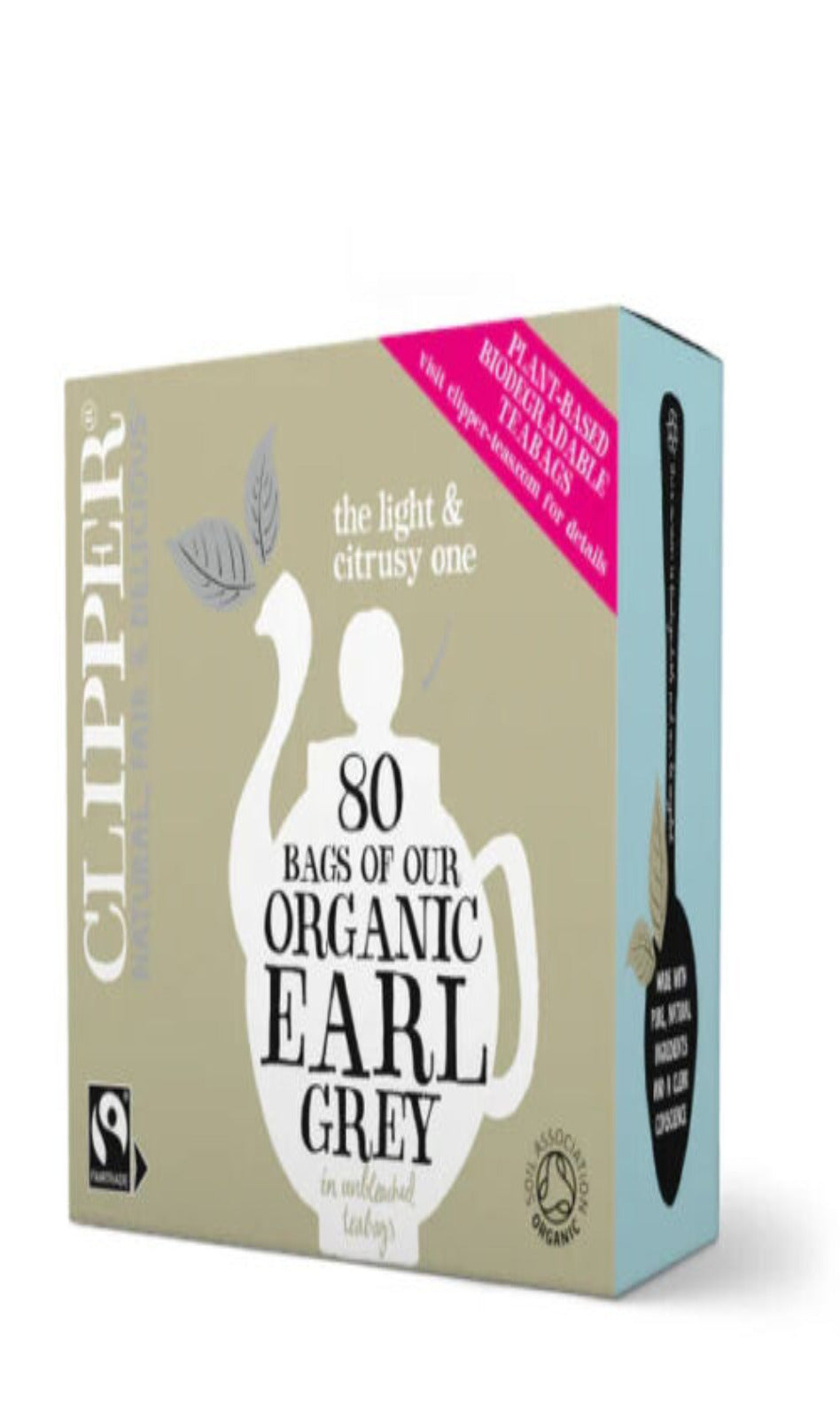 Clipper Organic Earl Grey Tea 80 bag (Pack of 2) (BBE 09/24)