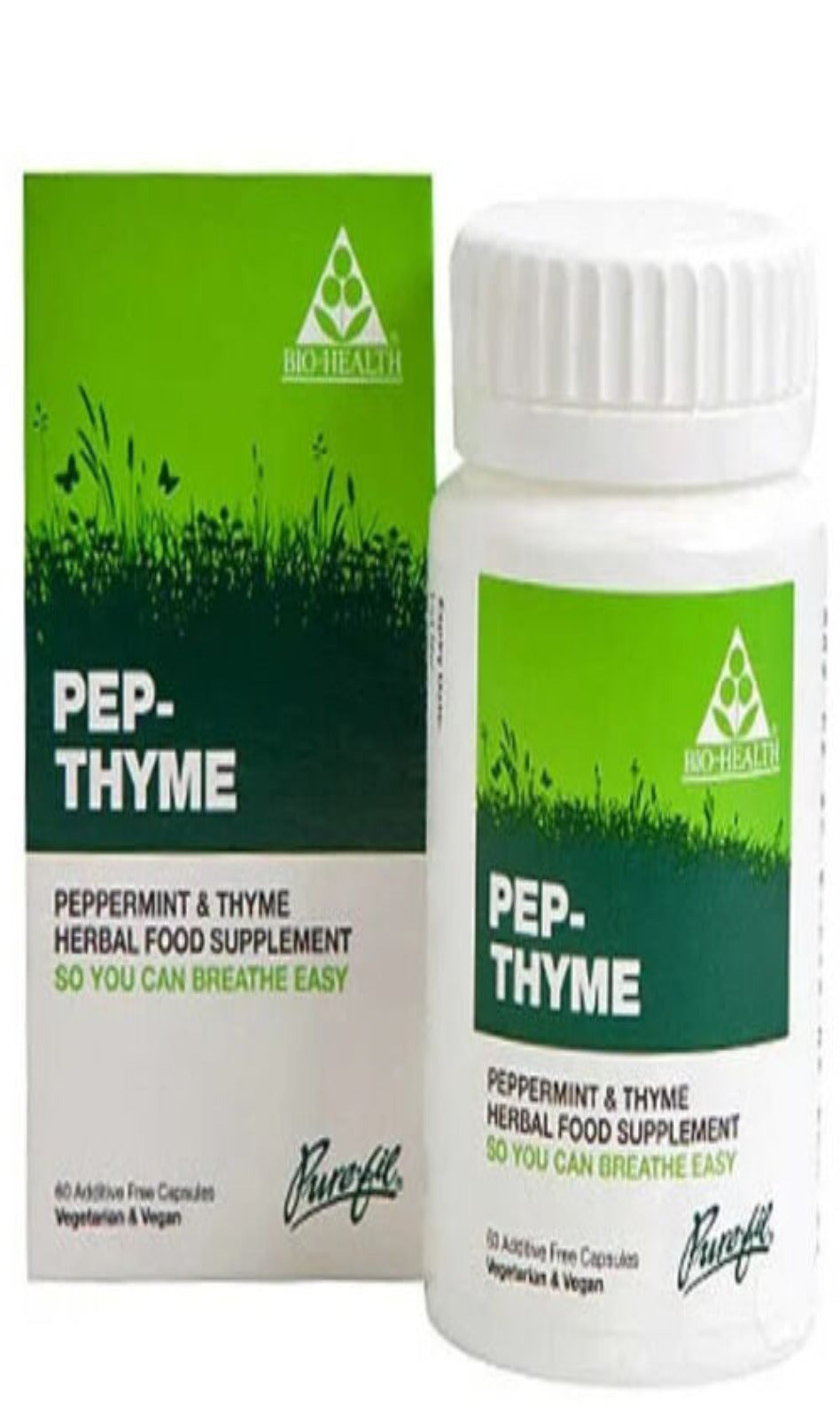 Bio-Health Pep-Thyme 60 Cap Vege and Vegan (BBE 11/24)