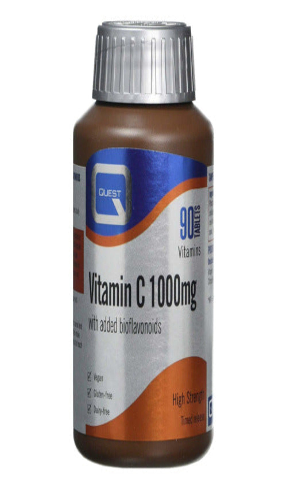 Quest High Strength Vitamin C 1000mg with Bioflavonoids 90Ta(BBE08/25)Offerprice