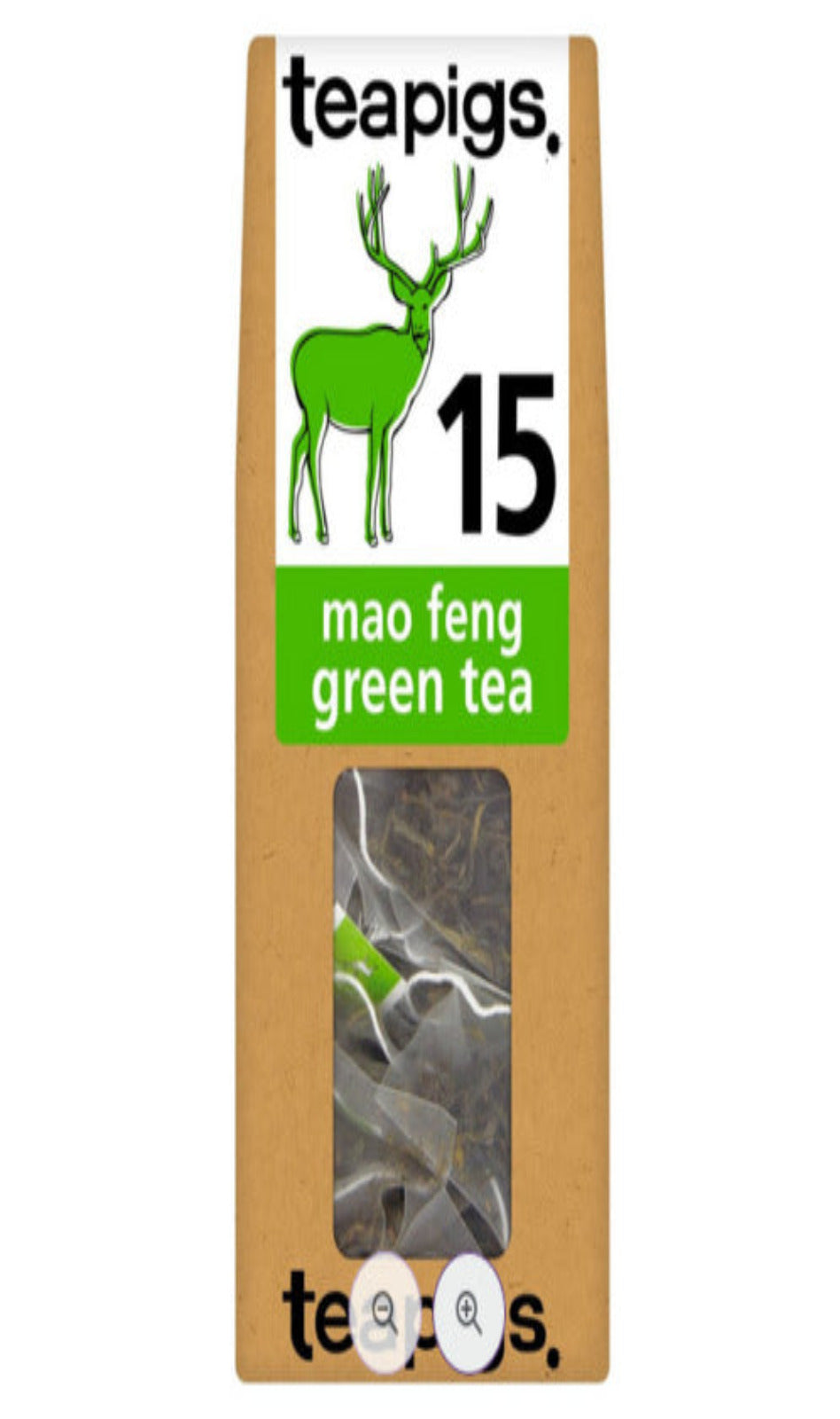 Teapigs Mao Feng Green Tea 15 tea temples (Pack of 3) (BBE 11/27)