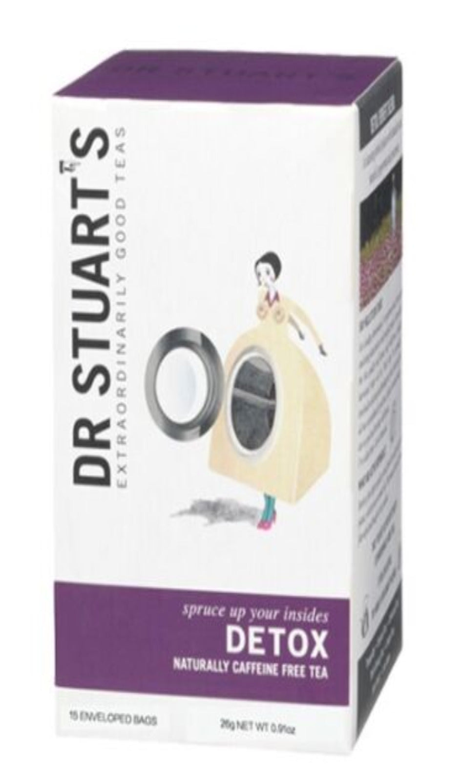 DR Stuart's Detox Naturally Caffeine Free 15 teabags (Pack of 4) (05/26)