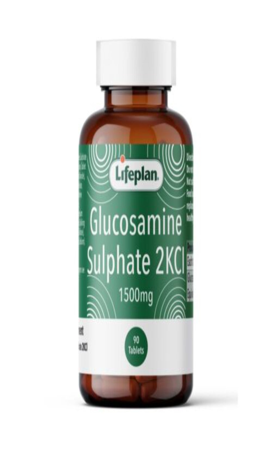 Lifeplan Glucosamine sulfate 2KCI 1500 mg 90 Tab (BBE 09/25)