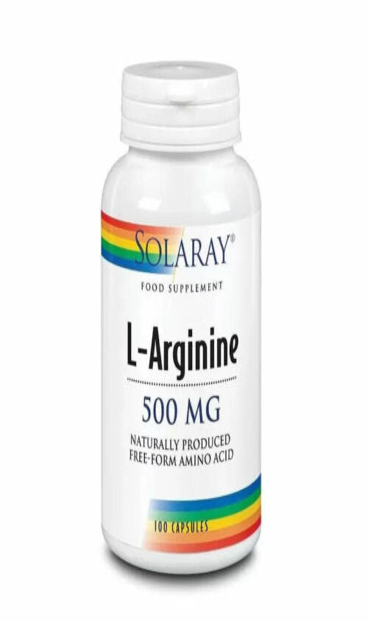 Solaray L-Arginine 500mg 100 caps