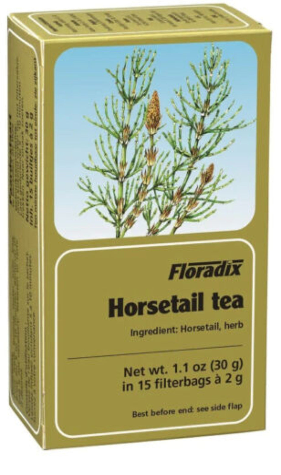 Floradix Horsetail Tea 30g 15 Filterbags (Pack of 6) (BBE 10/24)