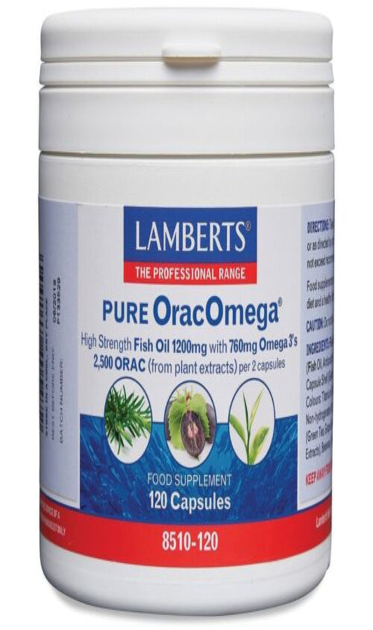 Lamberts Pure OracOmega 120 Cap (BBE 12/24)