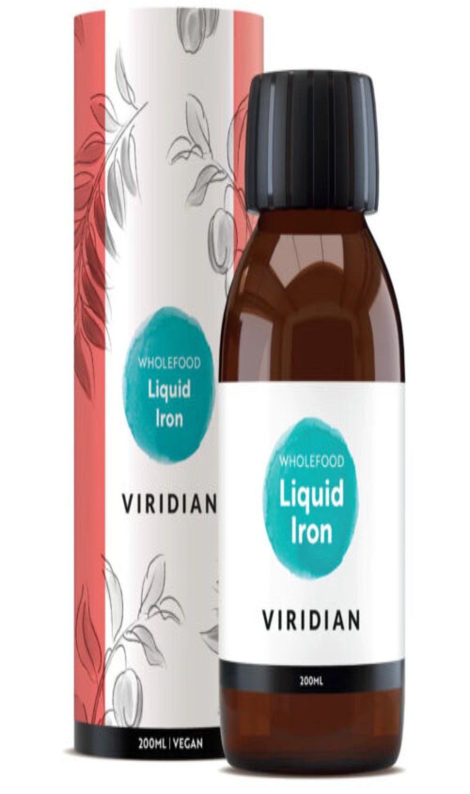 Viridian Wholefood Liquid Iron 200ml Vegan (BBE 12/25)