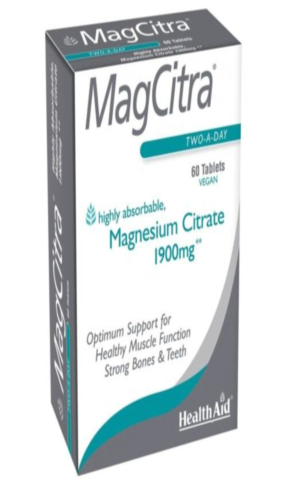 Health Aid Magcitra(Magnesium Citrate) 1900mg 60Tablets