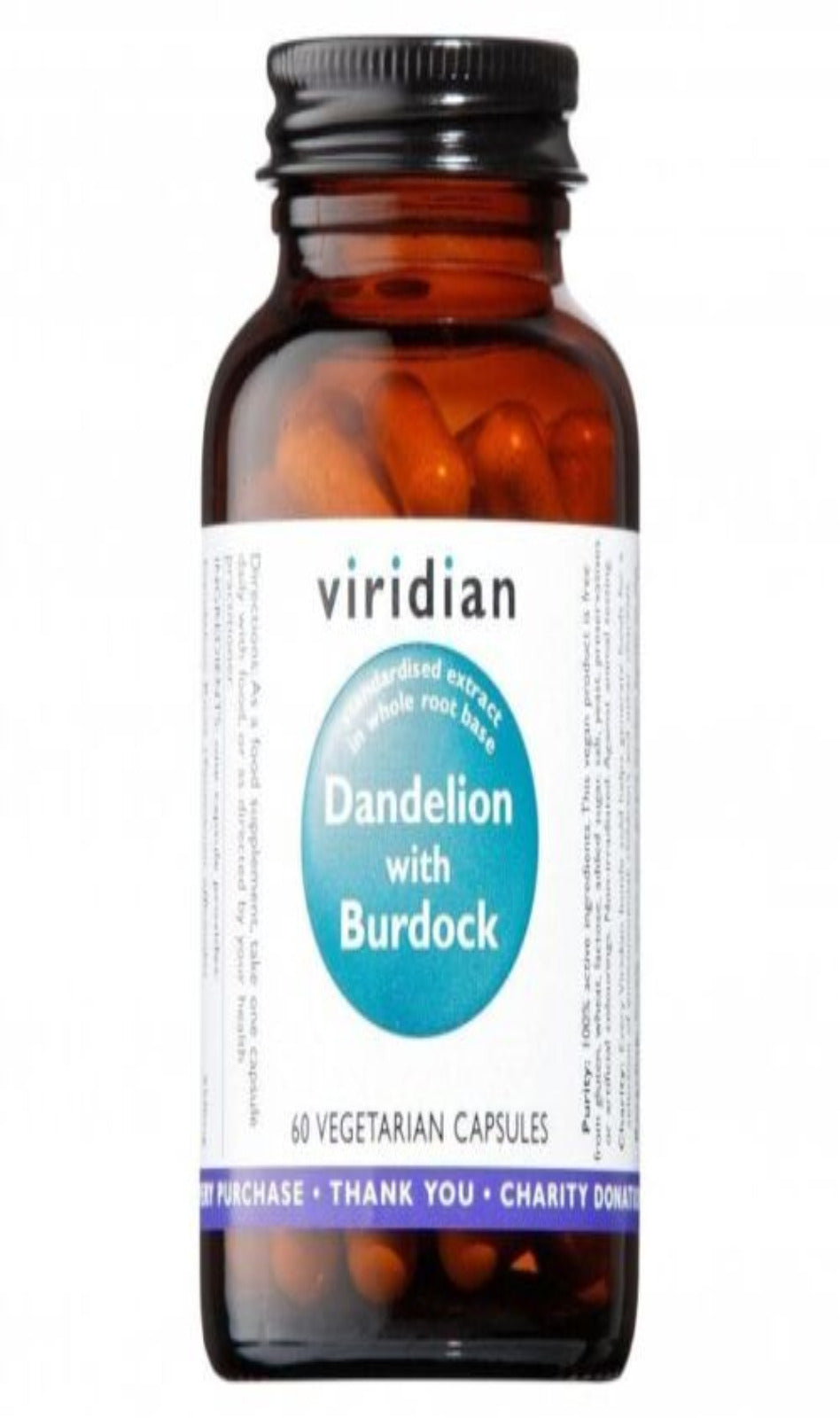 Viridian Dandelion with Burdock 60 Cap (BBE 06/24)