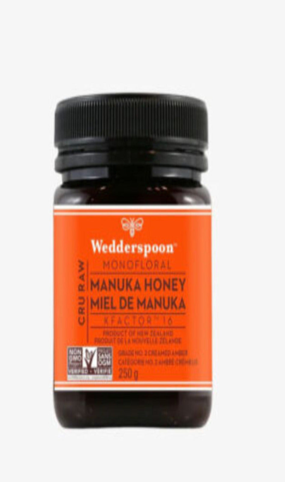 Raw Manuka Honey KFactor 16 - 250gm (BBE 06/27)