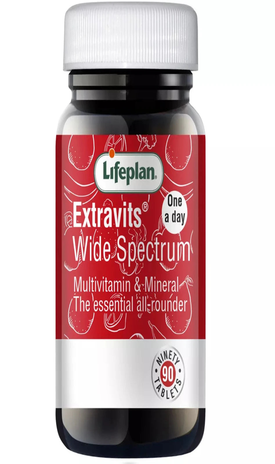 Lifeplan Extravits Multi-Vitamins & Minerals One A Day 90 Tablets