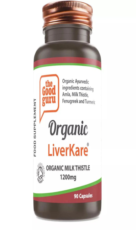 The Good Guru Organic LiverKare 1200mg 90Cap (BBE 04/24)