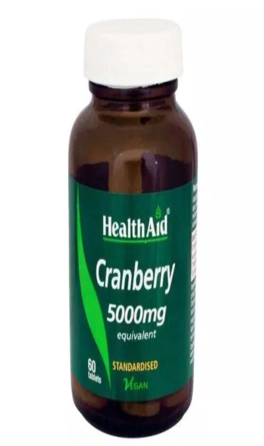 Health Aid Cranberry 5000mg 60Tablets