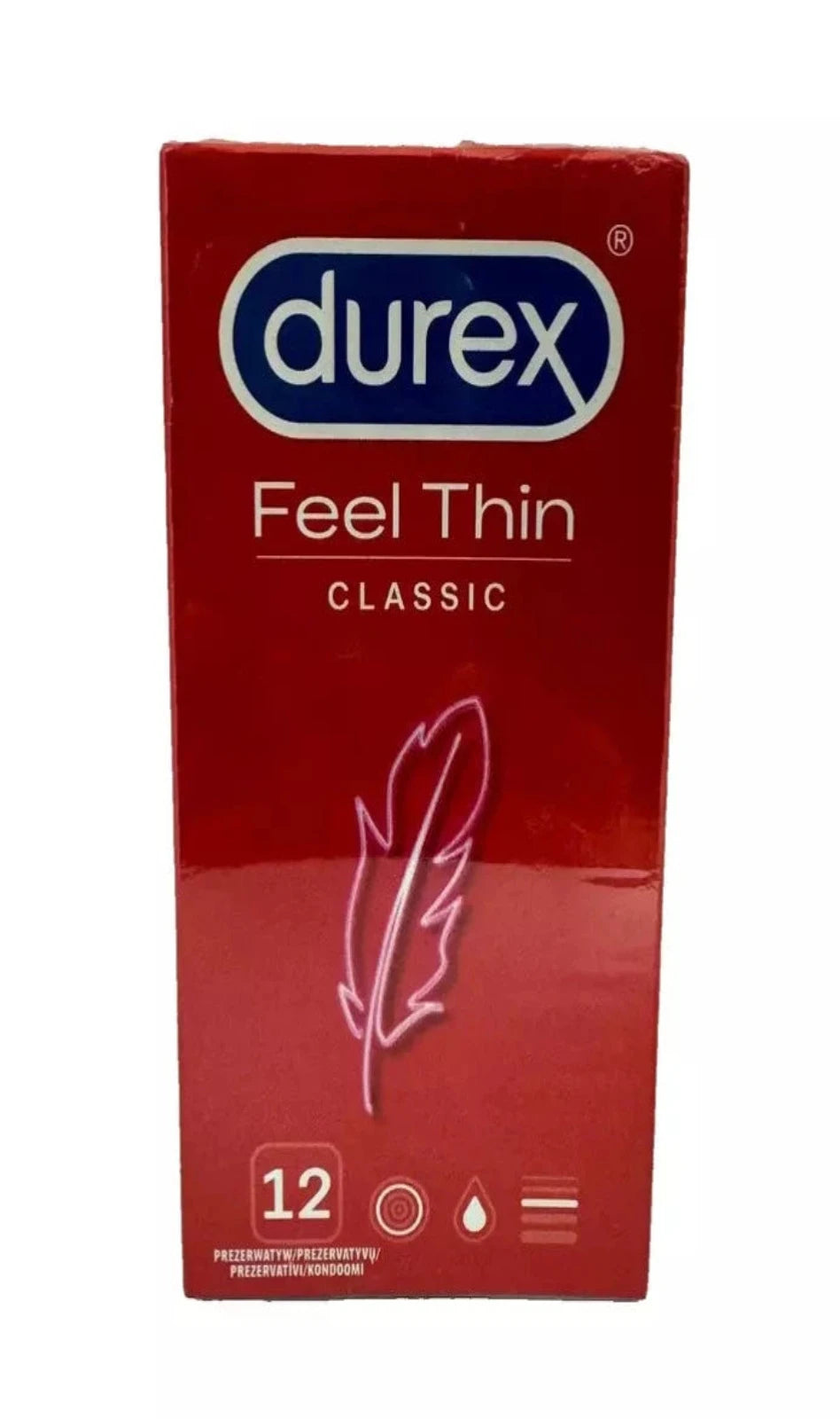 Durex thin feel classic 12condoms