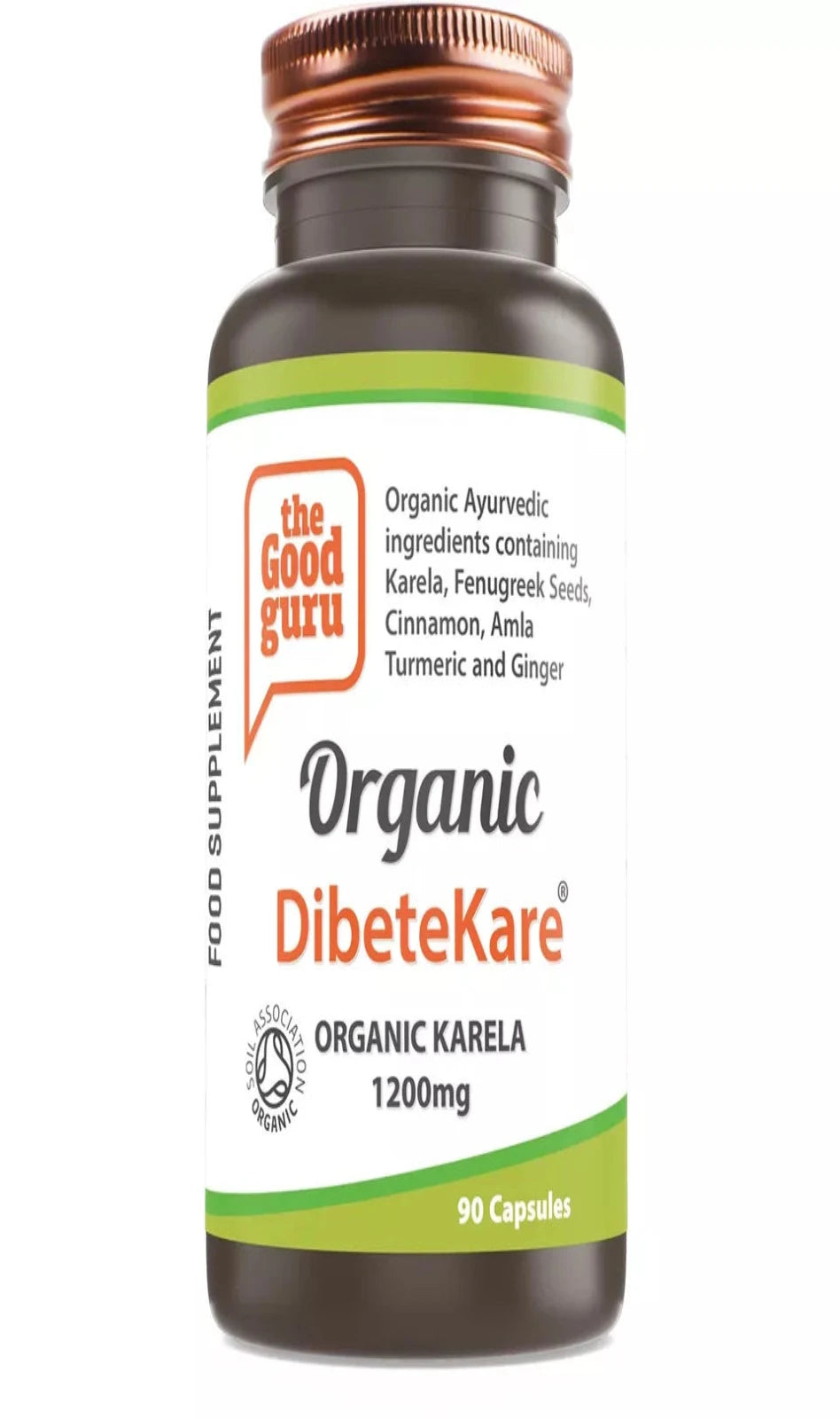 The Good Guru Organic DibeteKare 1200mg 90Cap