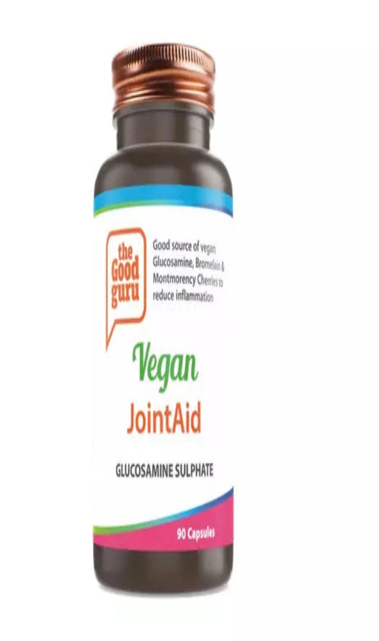 The Good Guru Vegan JointAid Glucosamine Sulphate 90Cap (BBE 07/26)