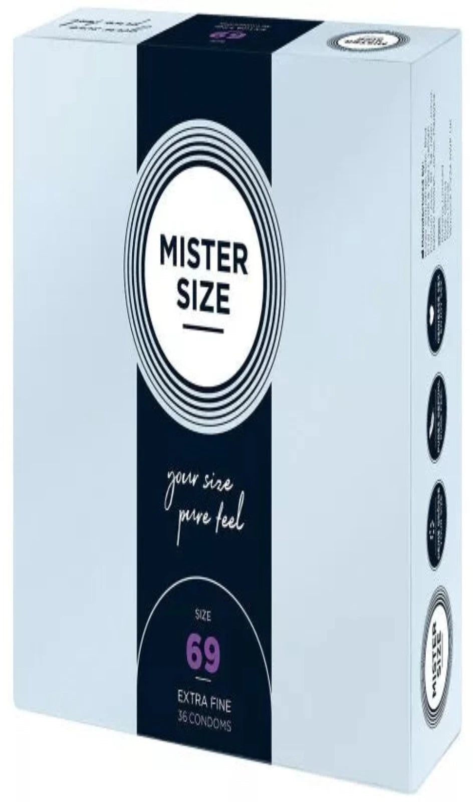 Mister Size 69 Pure Fill 36 Condoms