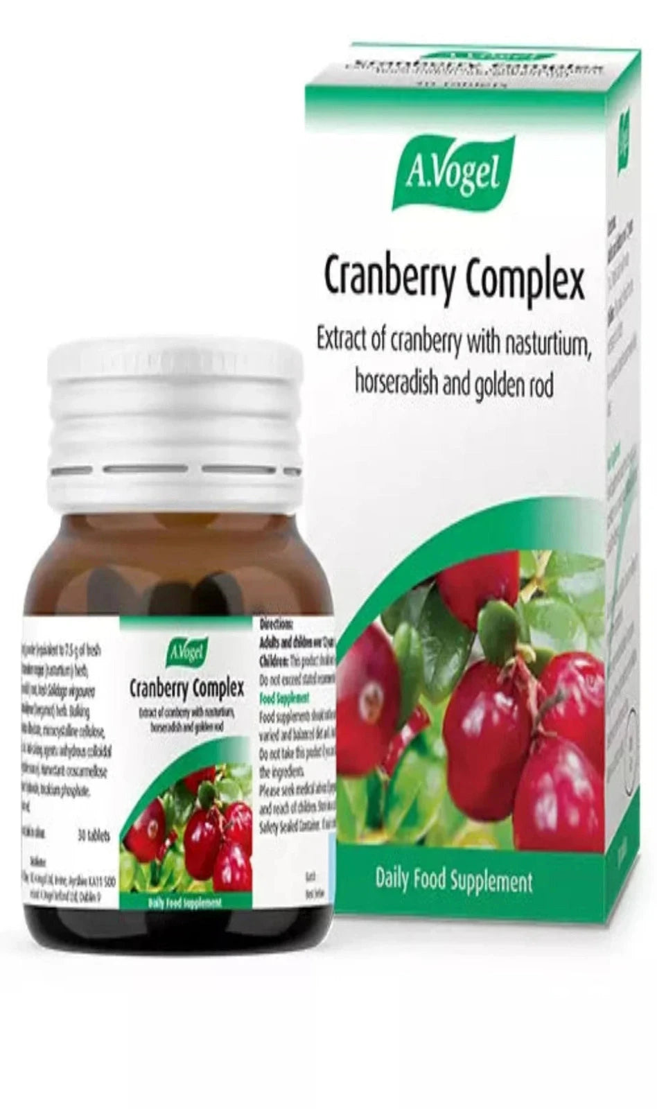 A.Vogel Cranberry Complex 30Tablets (BBE 04/24)